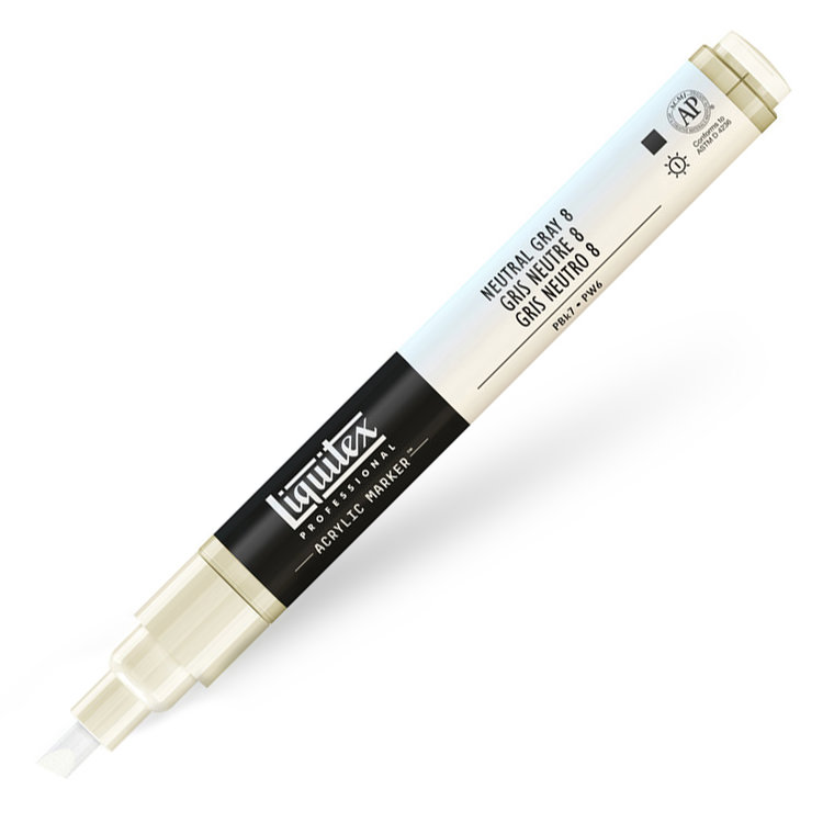 Liquitex verfmarker / acrylmarker FINE - neutral gray 8