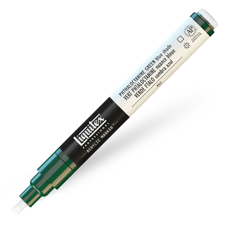 Liquitex verfmarker / acrylmarker FINE - pht green BS