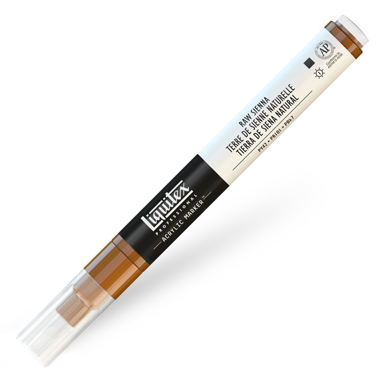 Liquitex verfmarker / acrylmarker - raw sienna