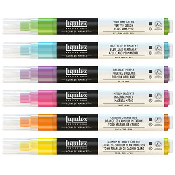 Liquitex acrylmarkers vibrant set