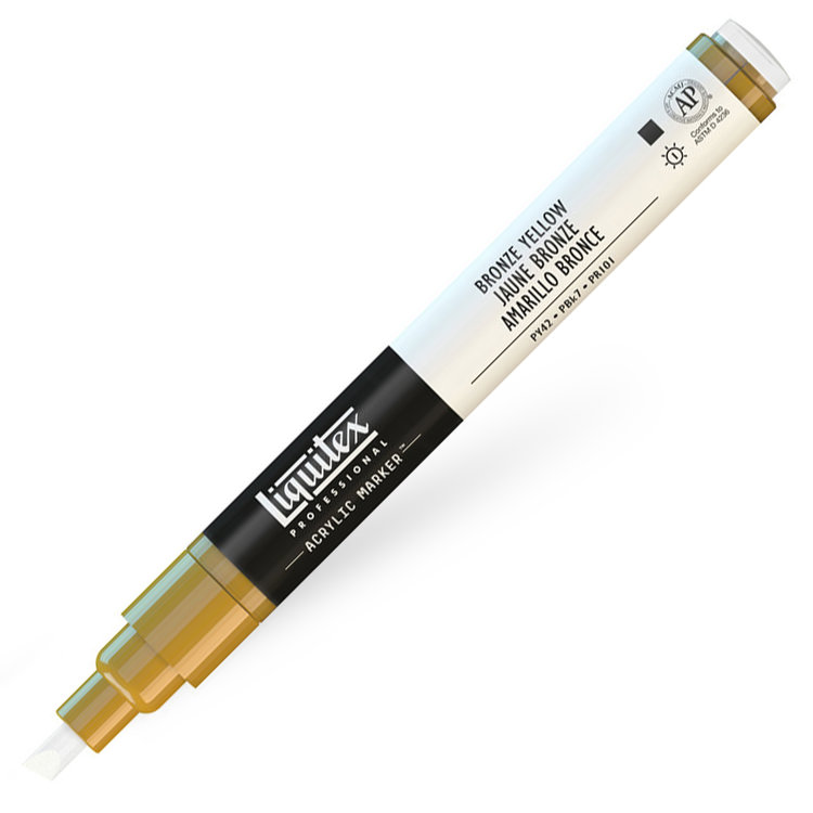 Liquitex verfmarker / acrylmarker FINE - bronze yellow