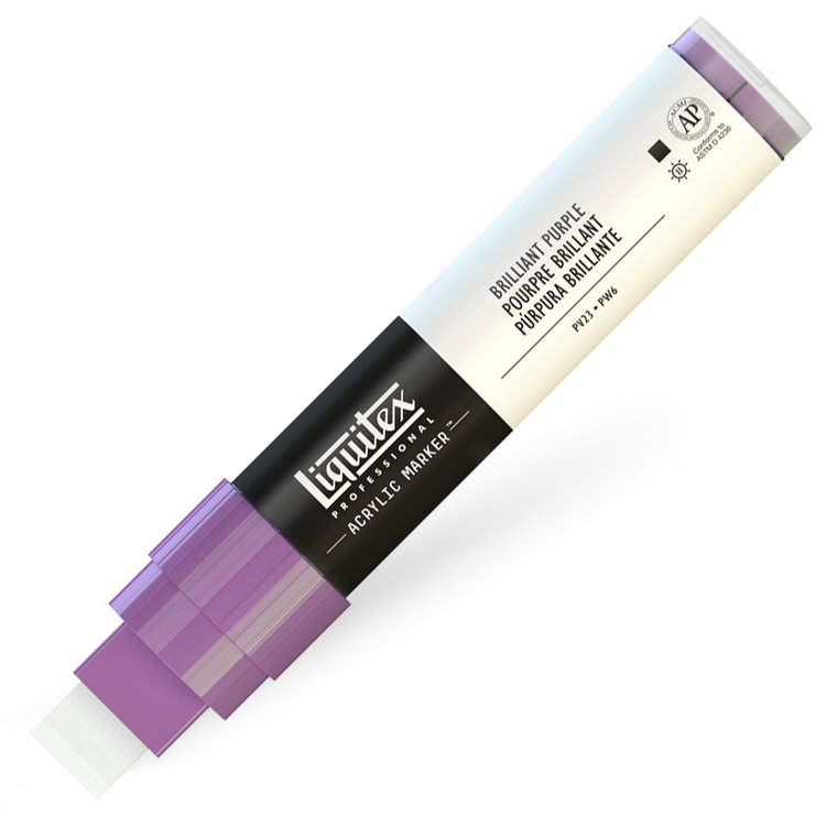 Liquitex verfmarker / acrylmarker wide - briljant purple