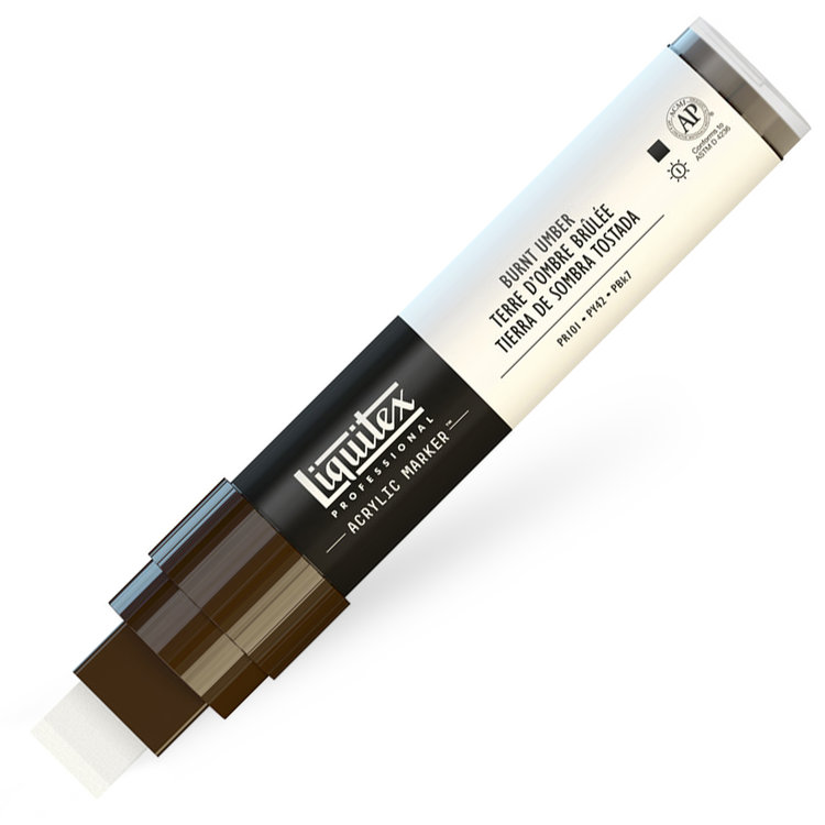 Liquitex verfmarker / acrylmarker - burnt umber
