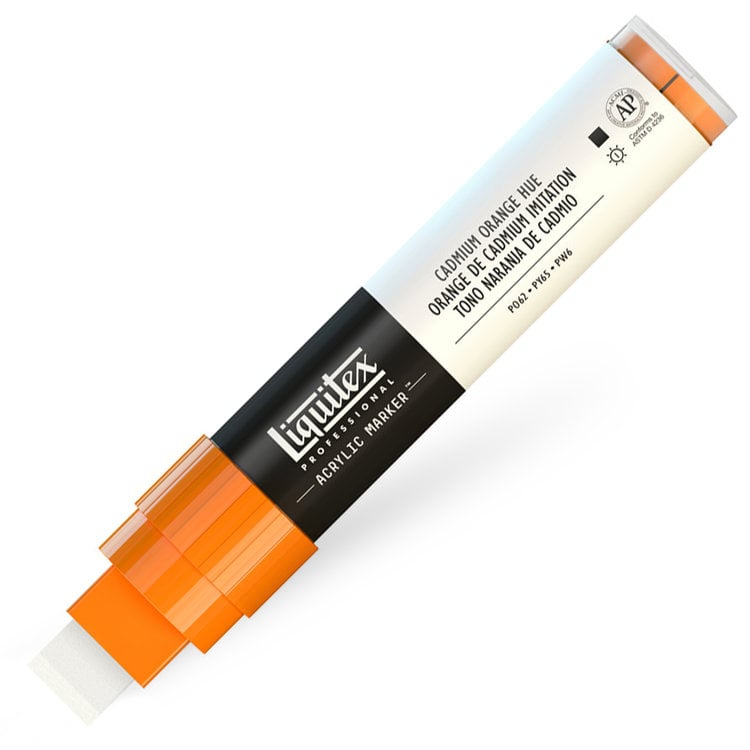 Liquitex verfmarker / acrylmarker wide - cad orange hue