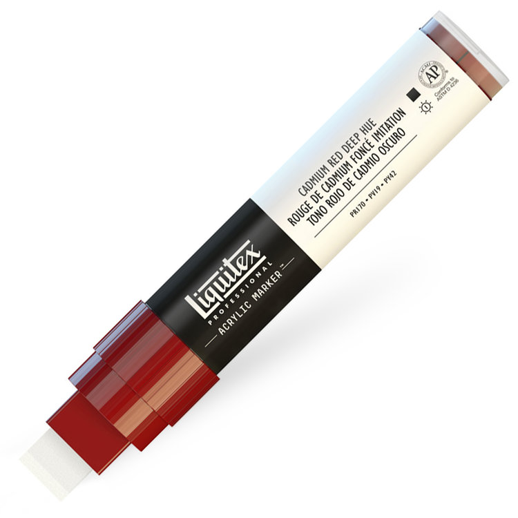 Liquitex verfmarker / acrylmarker wide - cad red deep hue