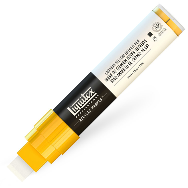 Liquitex verfmarker / acrylmarker wide - cad yel med hue