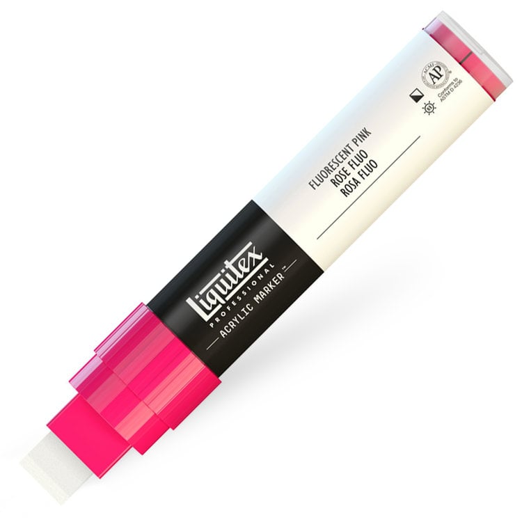 Liquitex verfmarker / acrylmarker wide - fluo pink