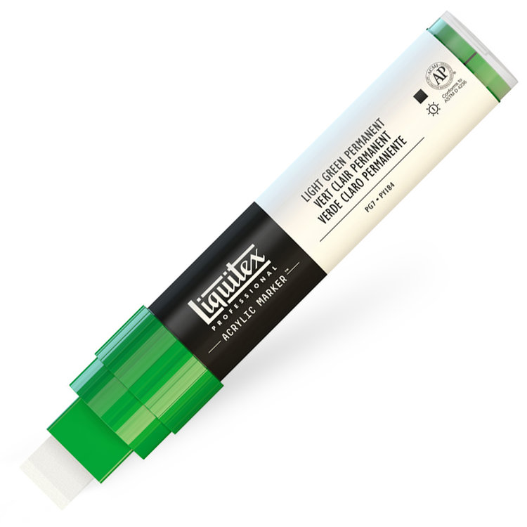 Liquitex verfmarker / acrylmarker wide - light green permanent