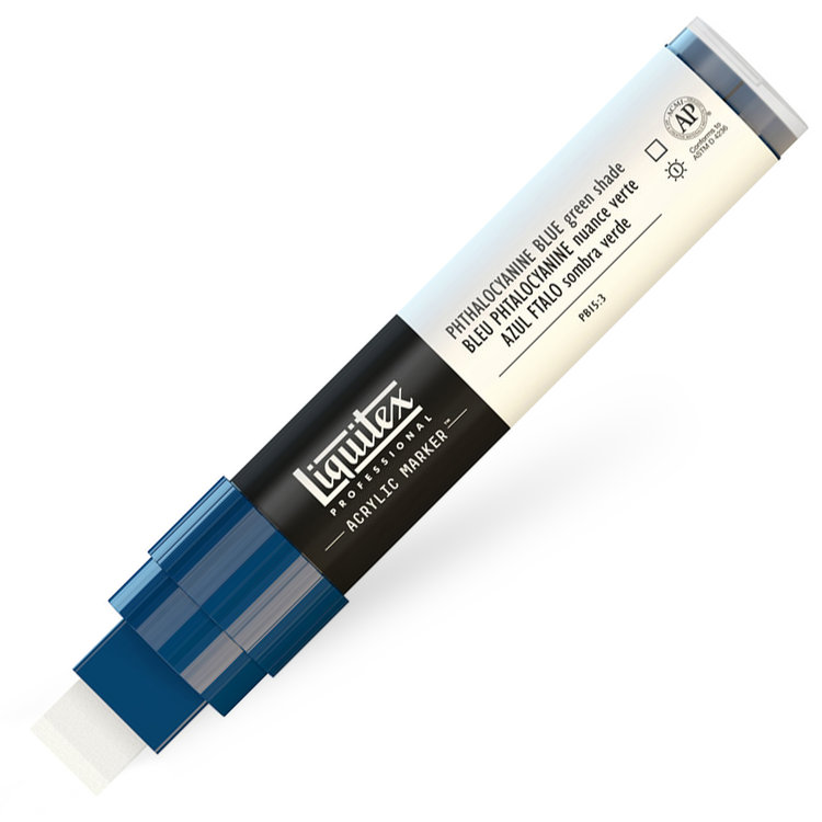 Liquitex verfmarker / acrylmarker wide - pht blue GS
