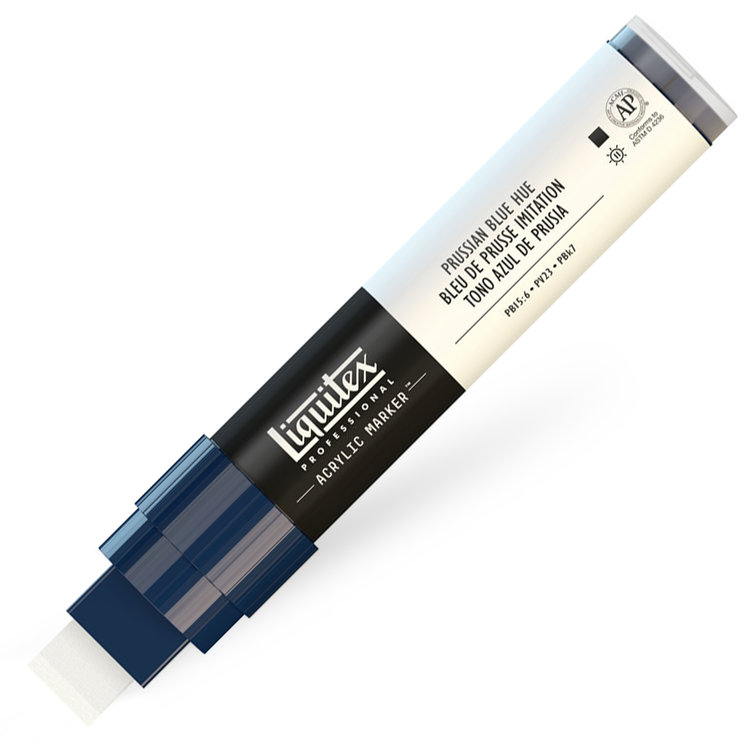 Liquitex verfmarker / acrylmarker wide - prussian blue hue