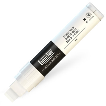 Liquitex verfmarker / acrylmarker wide - titanium white