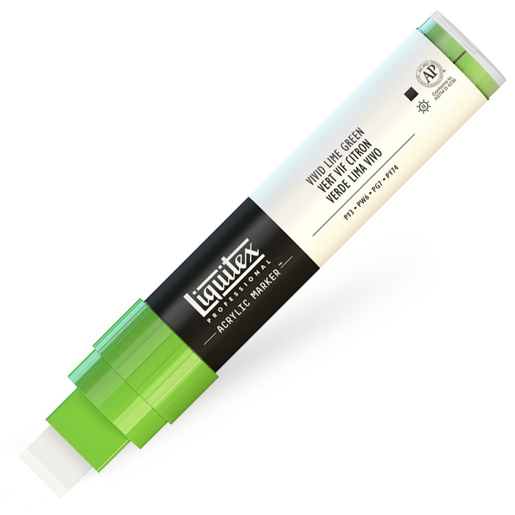 Liquitex verfmarker / acrylmarker wide - vivid lime green