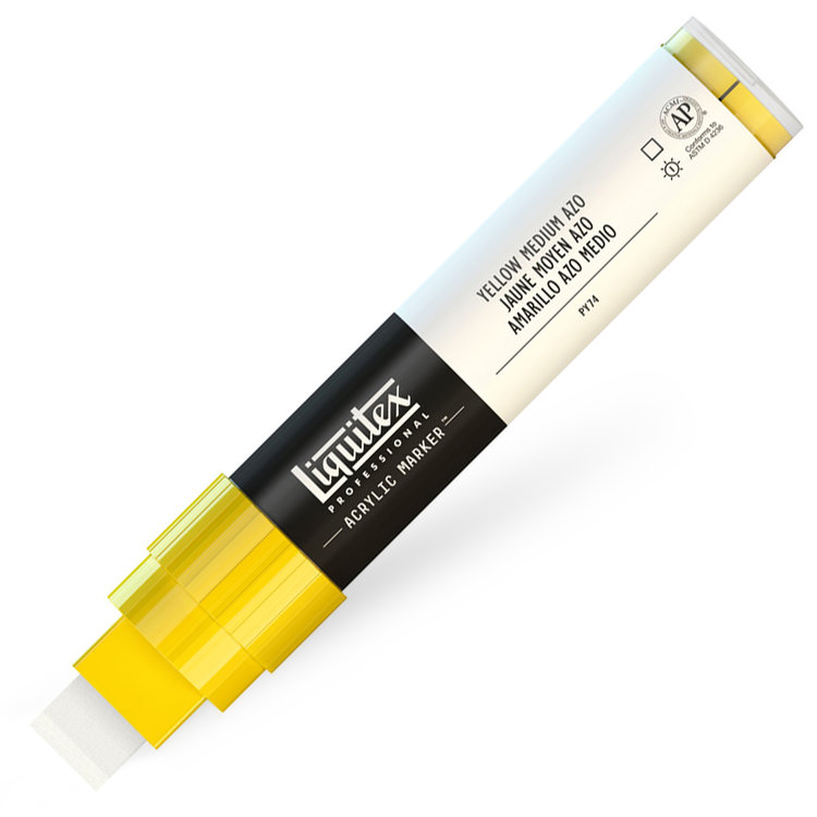 Liquitex verfmarker / acrylmarker wide - yel med azo