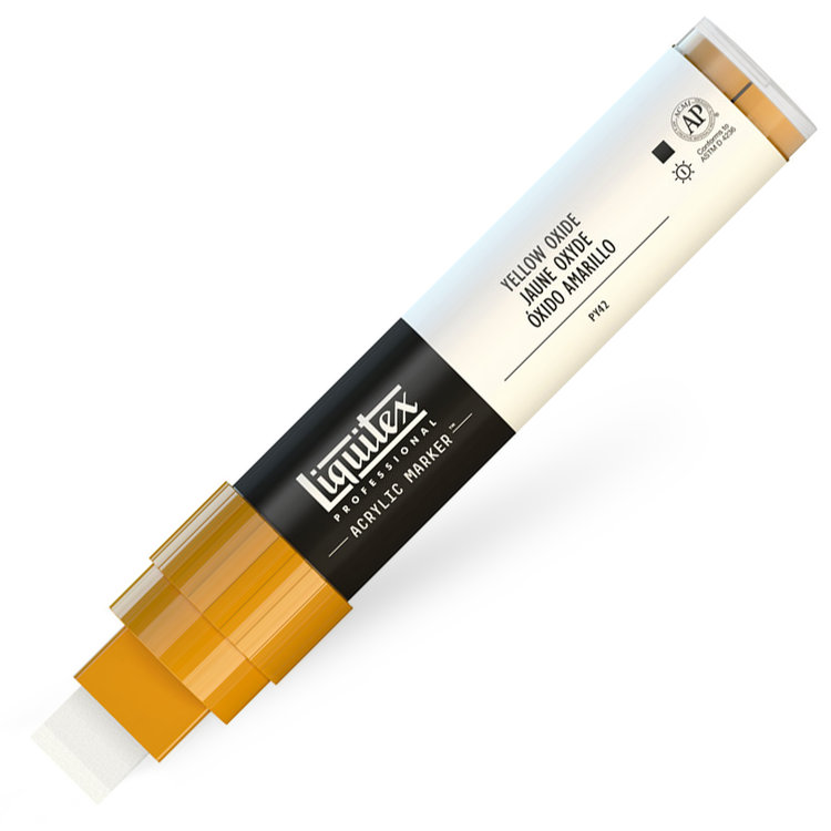 Liquitex verfmarker / acrylmarker - yellow oxide