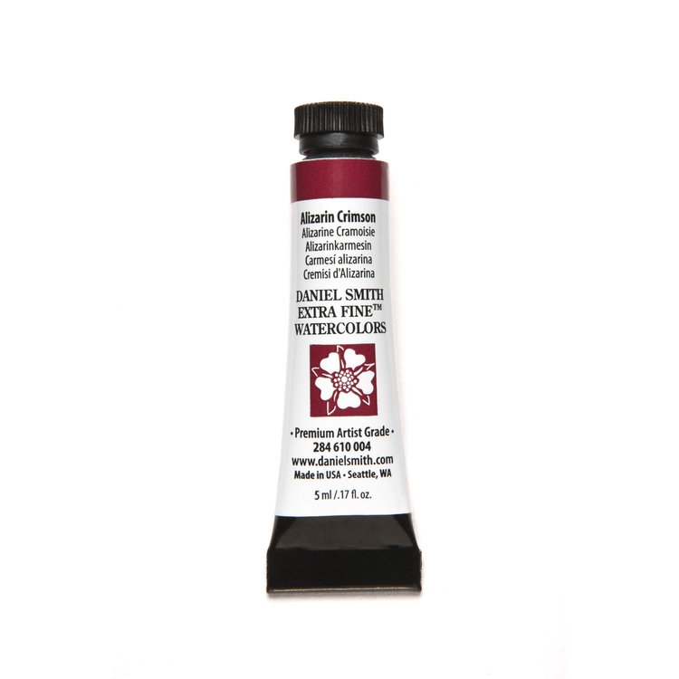 Daniel Smith aquarelverf tube 5ml - alizarin crimson