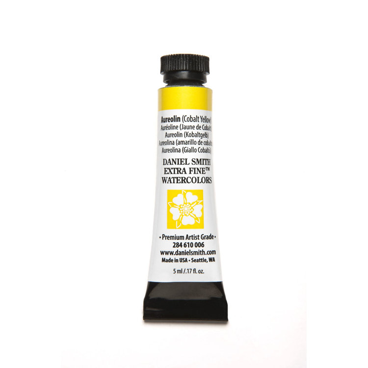 Daniel Smith aquarelverf tube 5ml - aureolin (cobalt yellow)
