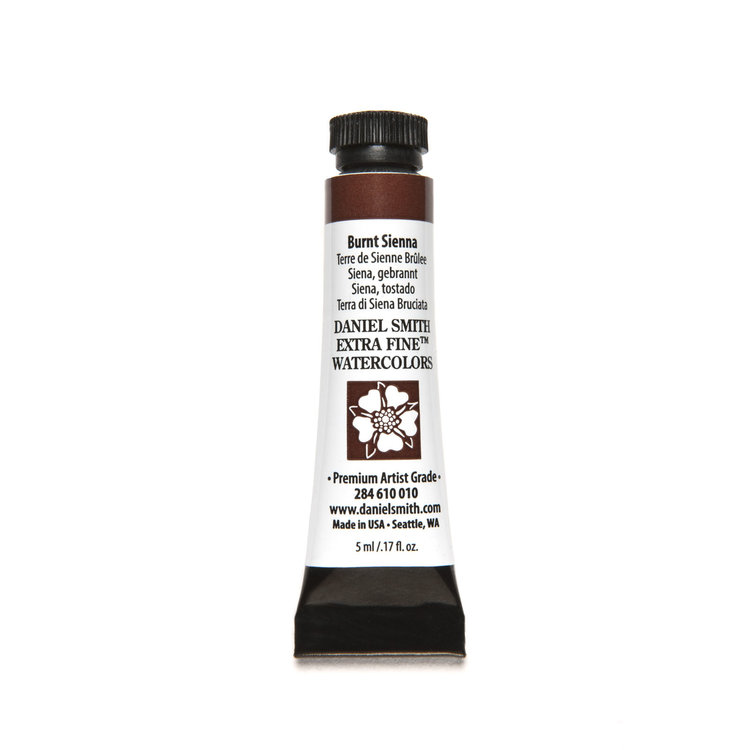 Daniel Smith aquarelverf tube 5ml - burnt sienna
