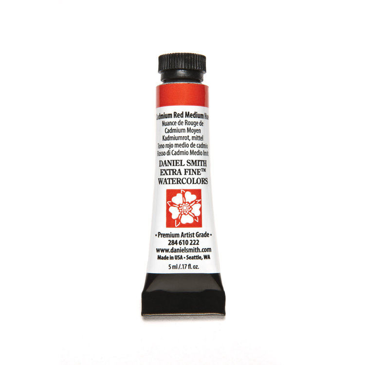 Daniel Smith aquarelverf tube 5ml - cadmium red medium hue