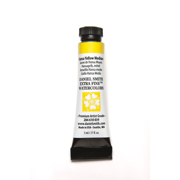 Daniel Smith aquarelverf tube 5ml - hansa yellow medium
