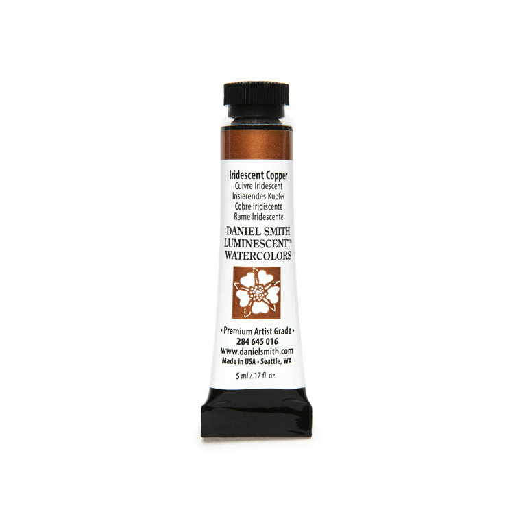 Daniel Smith aquarelverf tube 5ml - iridiscent copper
