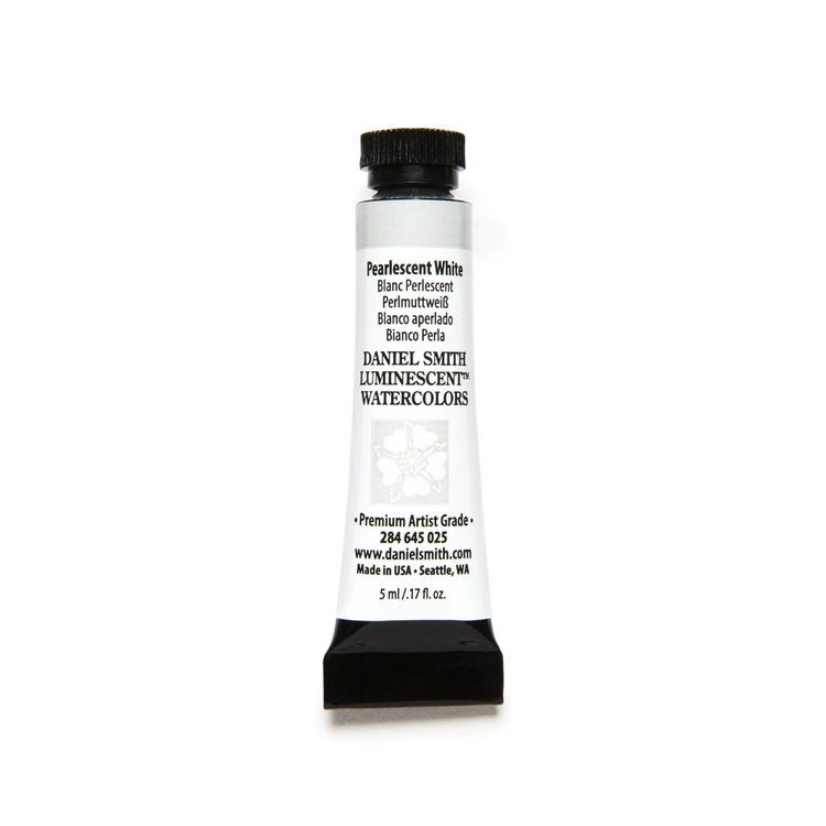 Daniel Smith aquarelverf tube 5ml - pearlescent white