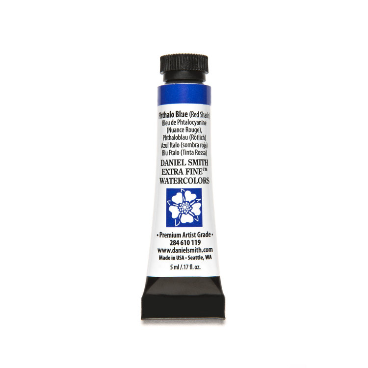 Daniel Smith aquarelverf tube 5ml - phthalo blue (red shade)