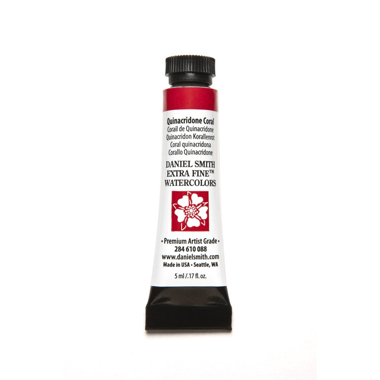 Daniel Smith aquarelverf tube 5ml - quinacridone coral