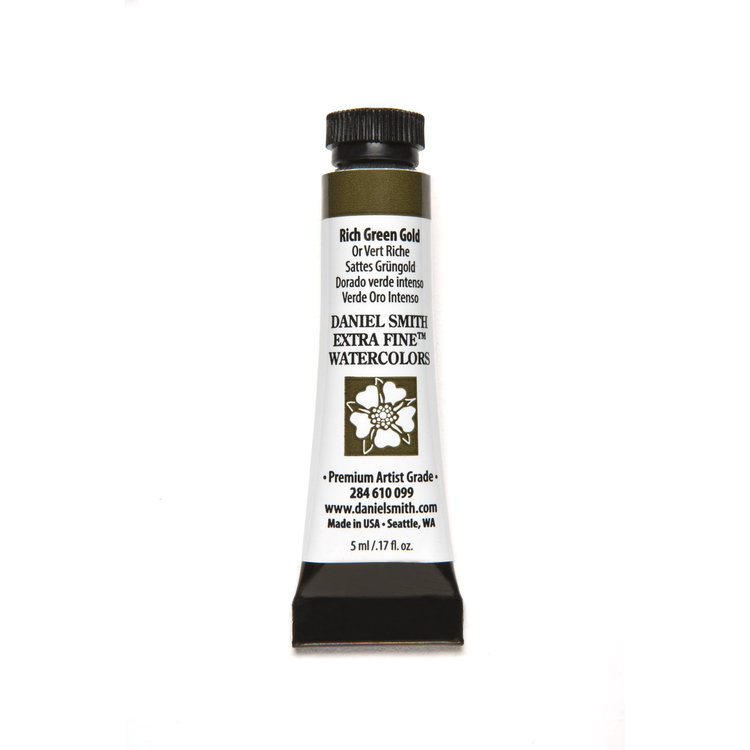 Daniel Smith aquarelverf tube 5ml - rich green gold