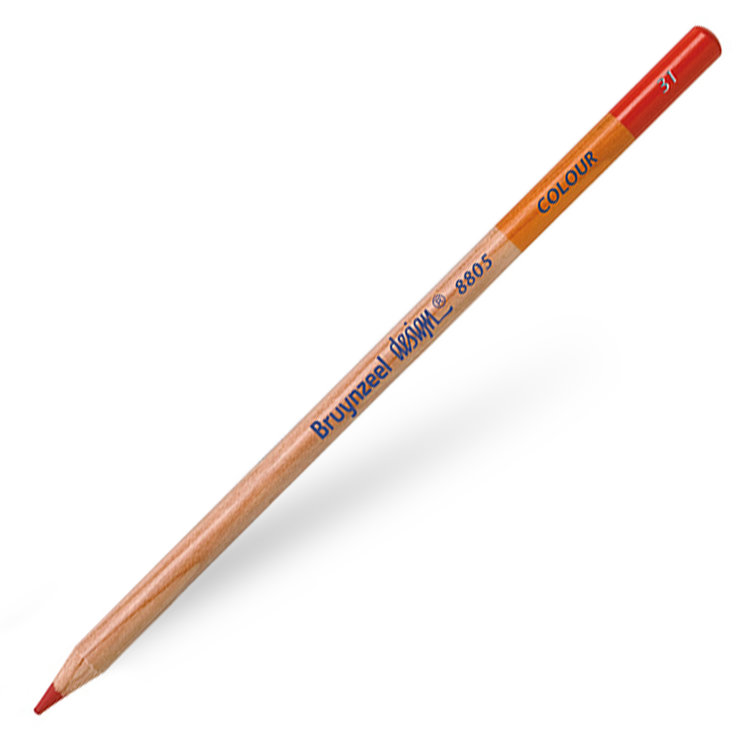 Bruynzeel Design 31 kleurpotlood - vermiljoen