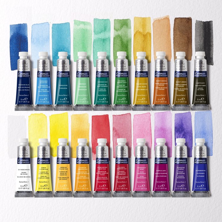 Cotman Water Colours aquarelverf set 20 tubes van 5ml