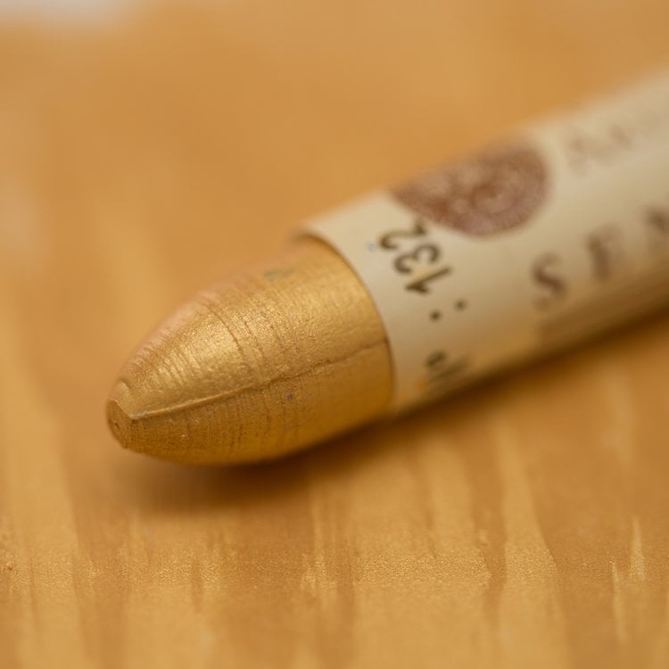 Sennelier 132 iriserende oliepastel - parelgoud