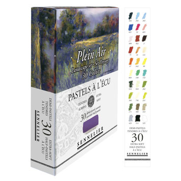 Sennelier landscape box met 30 halve pastels