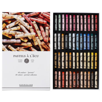 Sennelier portrait box met 48 pastels