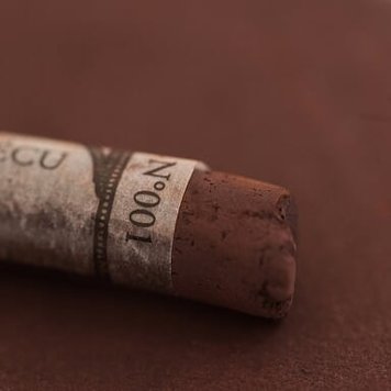 Sennelier 001 black brown - softpastel