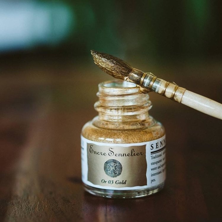 Sennelier 003 tekeninkt 30ml - goud