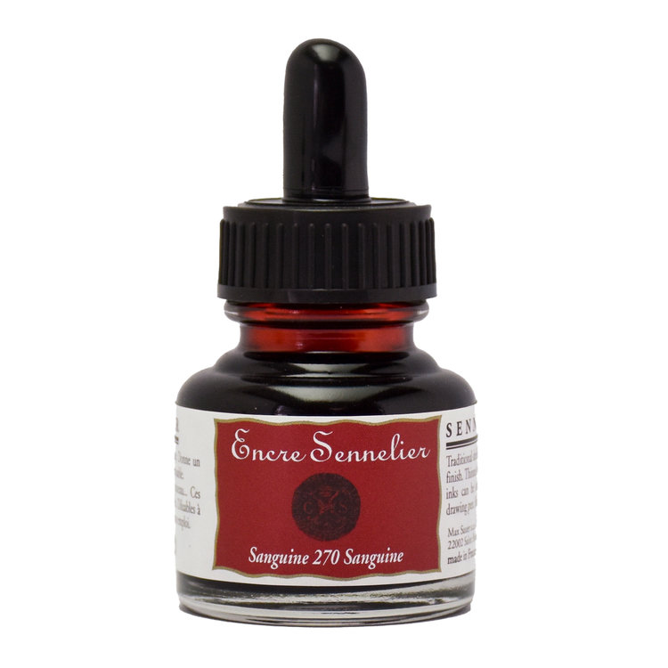 Sennelier 270 tekeninkt 30ml - sanguine