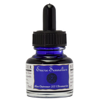 Sennelier 315 ultramarine blue - tekeninkt 30ml