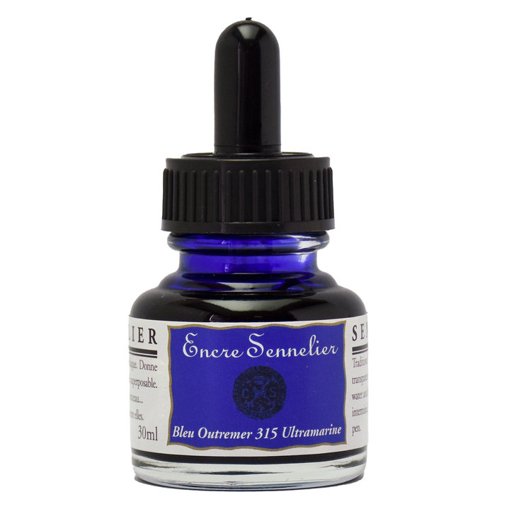 Sennelier 315 tekeninkt 30ml - ultramarine blue