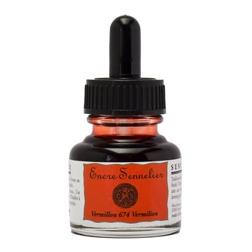 Sennelier 674 vermilion - tekeninkt 30ml