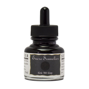 Sennelier 701 grijs - tekeninkt 30ml