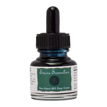 Sennelier 803 deep green - tekeninkt 30ml