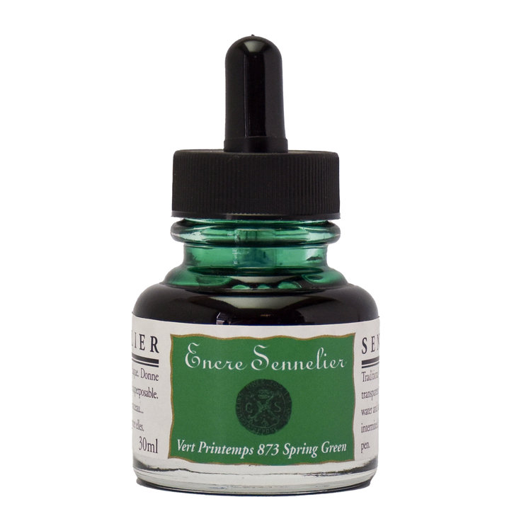 Sennelier 873 tekeninkt 30ml - phtalocyaan groen