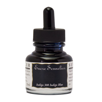 Sennelier 308 tekeninkt 30ml - indigoblauw