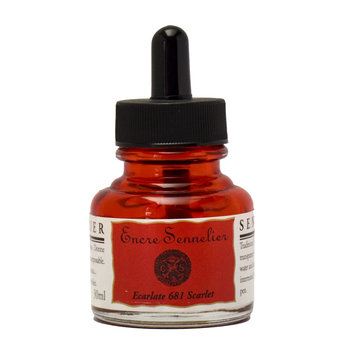 Sennelier 681 tekeninkt 30ml - helderrood