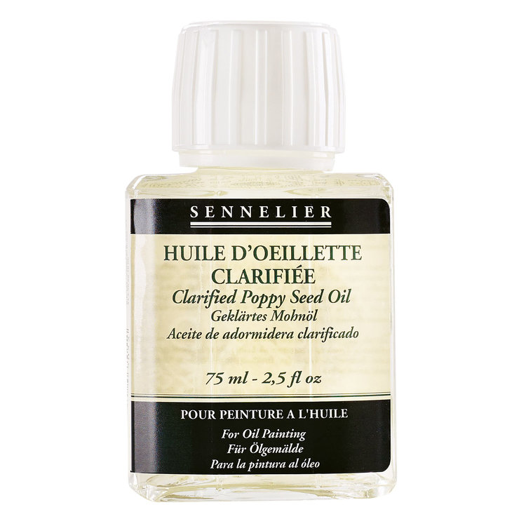 Sennelier gebleekte papaverolie - poppy seed oil