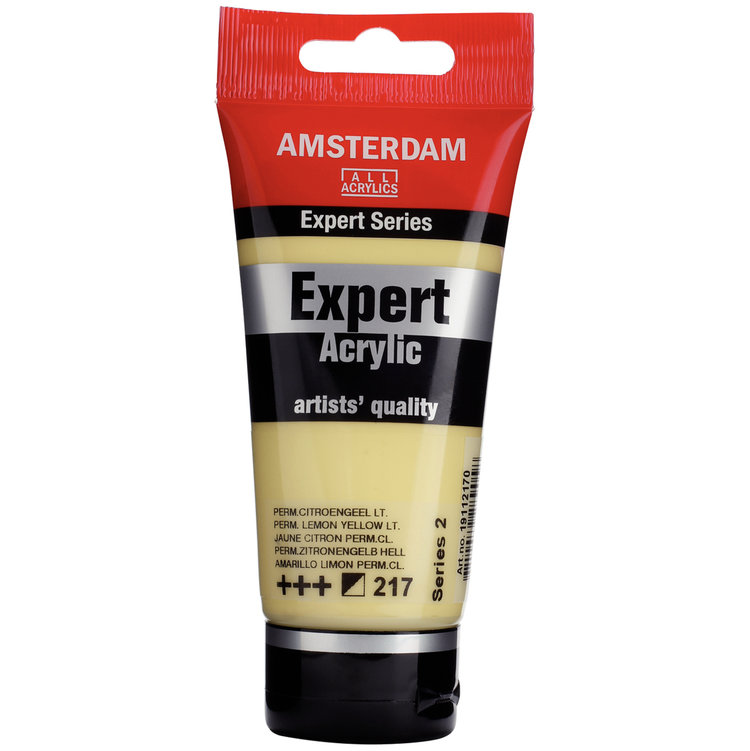 Amsterdam Expert 217 acrylverf tube 75ml - permanent citroengeel licht