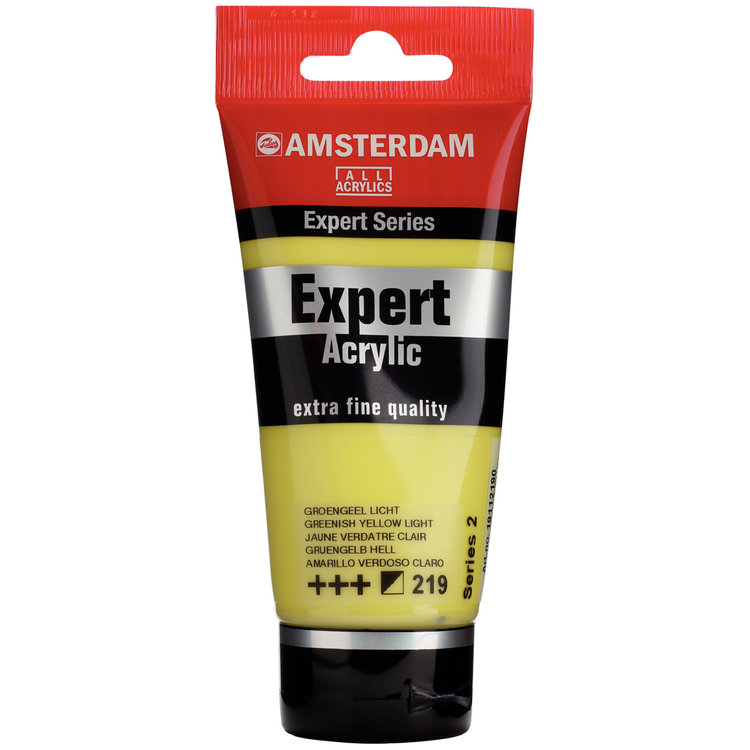 Amsterdam Expert 219 acrylverf tube 75ml - groengeel licht