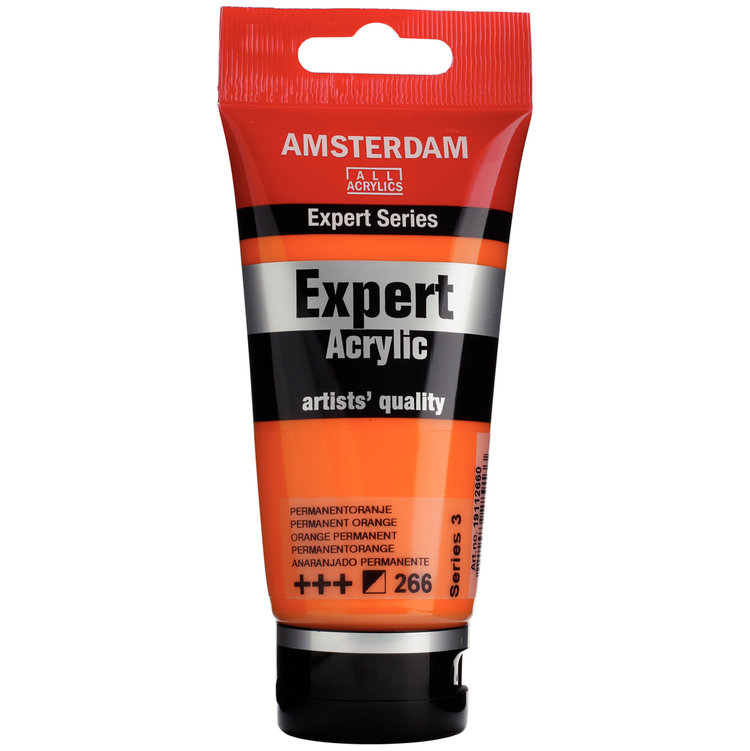 Amsterdam Expert 266 acrylverf tube 75ml - permanent oranje