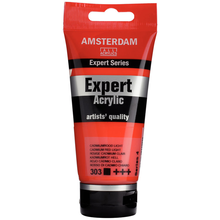 Amsterdam Expert 303 acrylverf tube 75ml - cadmium rood licht