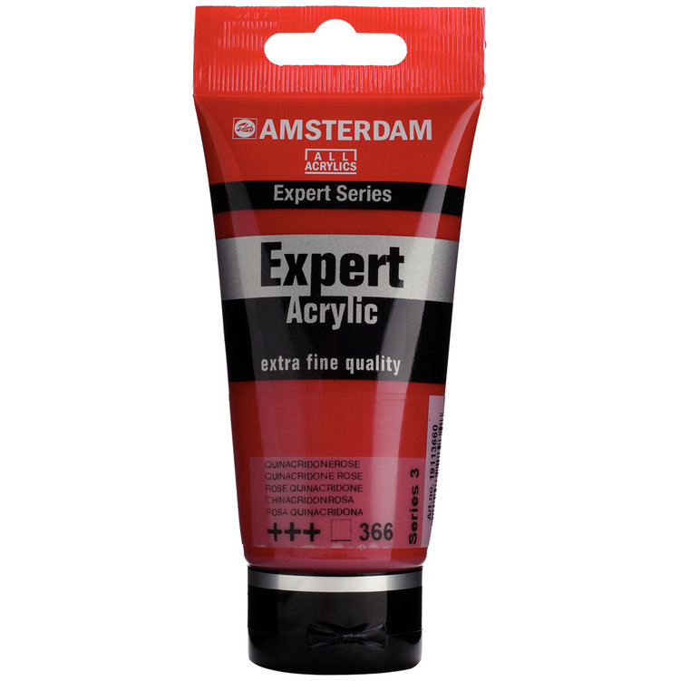 Amsterdam Expert 366 acrylverf tube 75ml - quinacridone rose